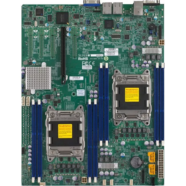 Supermicro MBD-X9DRD-LF-B Server Motherboard - 2x Socket R LGA-2011 - Intel C602 - 8x DDR3 - RAID - 1x PCIe x16 - 3x RJ-45 - EATX