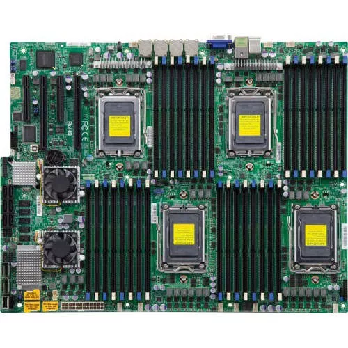 Supermicro MBD-H8QG7-LN4F-O Server Motherboard - 4x Socket G34 LGA-1974 - AMD SR5690/SR5670 - 32x DDR3 - RAID - 2x PCIe x16 - 5x RJ-45 - SWTX