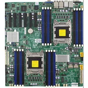 Supermicro MBD-X9DRD-7JLN4F-O Server Motherboard - 2x Socket R LGA-2011 - Intel C602-J - 16x DDR3 - RAID - 5x RJ-45 - EATX