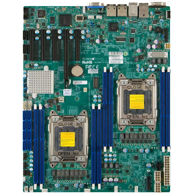 Supermicro MBD-X9DRD-IF-B Server Motherboard - 2x Socket R LGA-2011 - Intel C602 - 8x DDR3 - RAID - 1x PCIe x16 - 3x RJ-45 - EATX