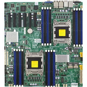 Supermicro MBD-X9DRD-7JLN4F-B Server Motherboard - 2x Socket R LGA-2011 - Intel C602-J - 16x DDR3 - RAID - 5x RJ-45 - EATX