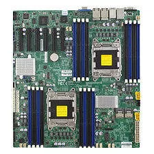 Supermicro MBD-X9DRD-7LN4F-JBOD-O Server Motherboard - 2x Socket R LGA-2011 - Intel C602-J - 16x DDR3 - RAID - 5x RJ-45 - EATX