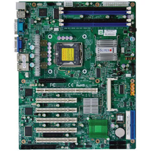 Supermicro MBD-PDSMA-E+-O Server Motherboard - Socket T LGA-775 - Intel 3010 - 4x DDR2 - RAID - ATX