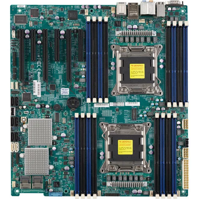 Supermicro MBD-X9DA7-B Workstation Motherboard - 2x Socket R LGA-2011 - Intel C602 - 16x DDR3 - RAID - 3x PCIe x16 - EATX