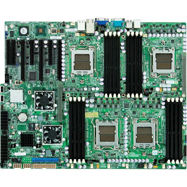 Supermicro MBD-H8QI6-F-O Server Motherboard - 4x Socket F LGA-1207 - AMD SR5690 - 16x DDR2 - RAID - 3x PCIe x16 - 3x RJ-45 - EATX