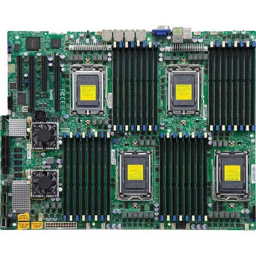 Supermicro MBD-H8QGI-LN4F-B Server Motherboard - 4x Socket G34 LGA-1944 - AMD SR5690 - 32x DDR3 - RAID - 2x PCIe x16 - 5x RJ-45 - SWTX