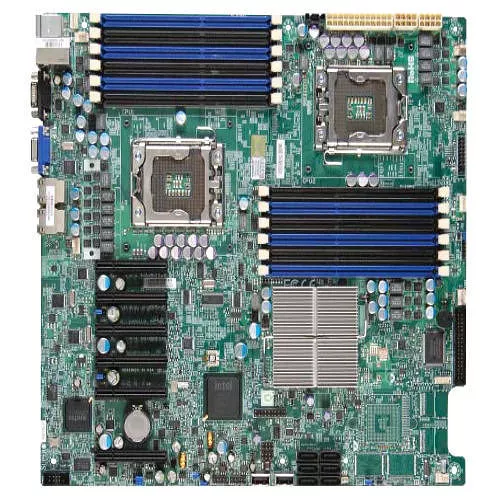 Supermicro MBD-X8DTE-B Server Motherboard - 1x Socket B LGA-1366 - Intel 5520 - 12x DDR3 - RAID - 2x RJ-45 - EATX