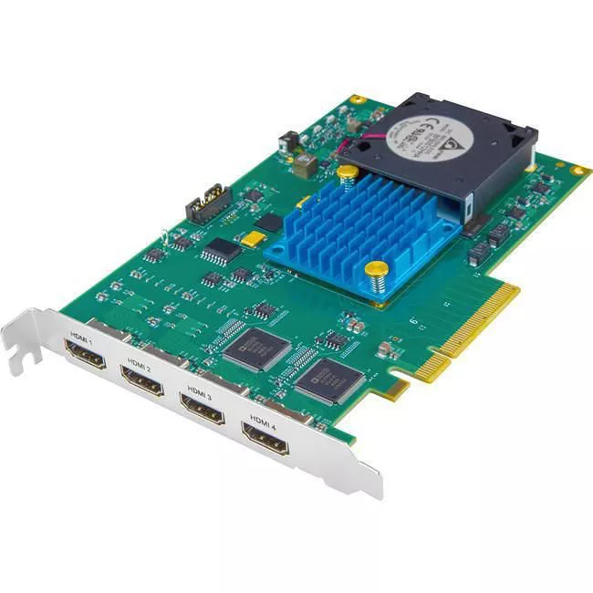 AJA KONA-HDMI4R-R0 4-Channel HDMI Capture 1x 4K/UltraHD or 4x 2K/HD PCIe 2.0 card