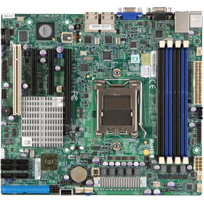 Supermicro MBD-H8SCM-O Server Motherboard - 1x Socket C32 LGA-1207 - AMD SR5650 - 4x DDR3 - RAID - Micro ATX