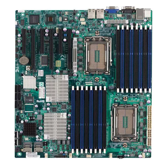 Supermicro MBD-H8DGI-O Server Motherboard - 2x Socket G34 LGA-1944 - AMD SR5690 - 16x DDR3 - RAID - 3x PCIe x16 - EATX
