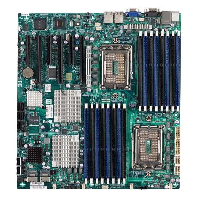 Supermicro MBD-H8DGI-B Server Motherboard - 2x Socket G34 LGA-1944 - AMD SR5690 - 16x DDR3 - RAID - 3x PCIe x16 - EATX