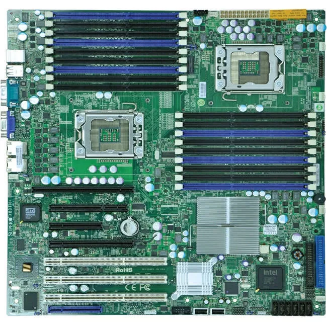Supermicro MBD-X8DTN+-LR-O Server Motherboard - 2x Socket B LGA-1366 - Intel 5520 - 18x DDR3 - RAID - 1x PCIe x16 - Enhanced EATX