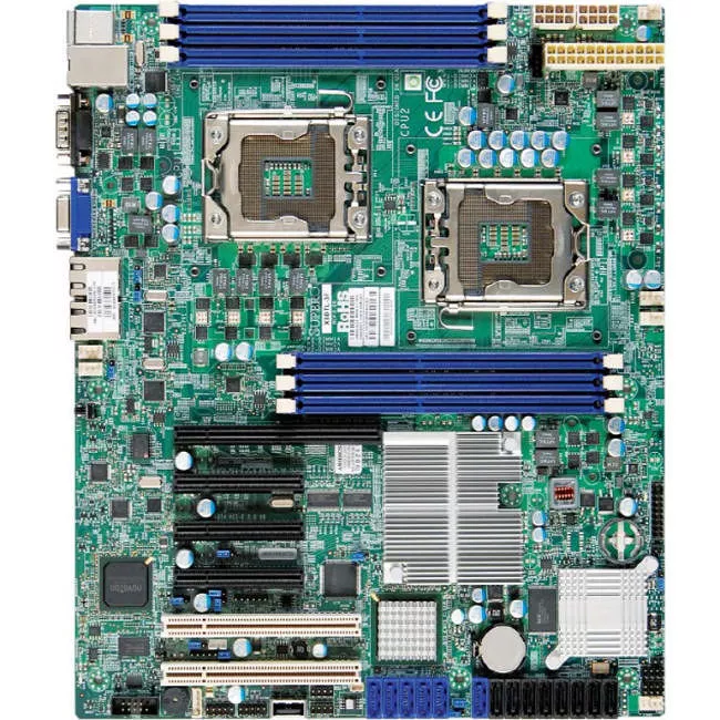 Supermicro MBD-X8DTL-3-B Server Motherboard - 2x Socket B LGA-1366 - Intel 5500 - 6x DDR3 - RAID - 1x PCIe x16 - 2x RJ-45 - ATX