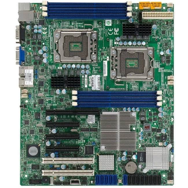 Supermicro MBD-X8DTL-6F-B Server Motherboard - 2x Socket B LGA-1366 - Intel 5500 - 6x DDR3 - RAID - 1x PCIe x16 - 3x RJ-45 - ATX