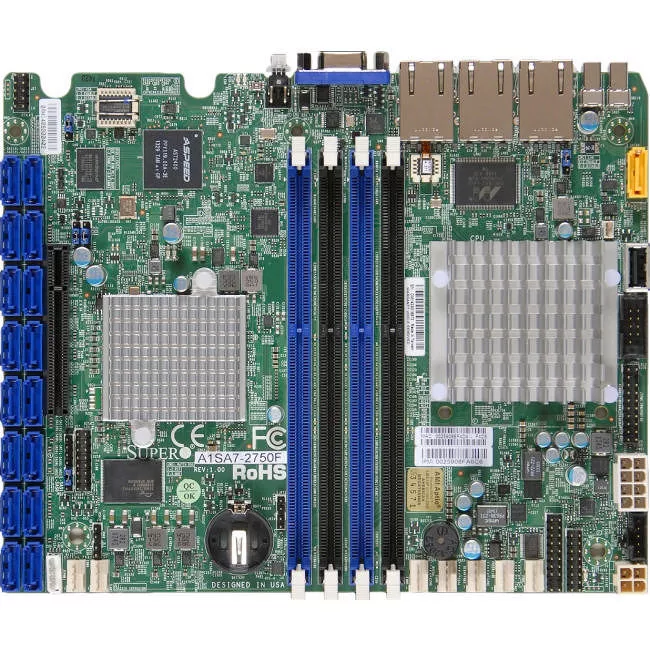 Supermicro MBD-A1SA7-2750F-O Server Motherboard - Socket BGA-1283 - Intel 4x DDR3 - Proprietary Form Factor