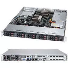 Supermicro SYS-1028R-WTRT 1U Rackmount Barebone - Intel C612 Express Chipset - LGA 2011-v3 - 2x CPU