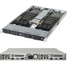 Supermicro SYS-1028TR-TF 1U Rackmount Barebone - Intel C612 Chipset - 2 Node - LGA 2011-v3 - 2x CPU