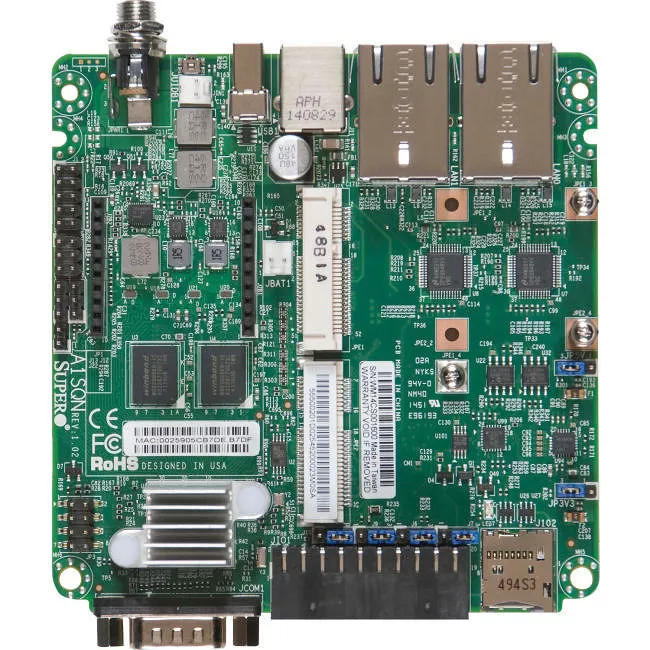 Supermicro MBD-A1SQN-O Desktop Motherboard - Socket BGA-393 - Intel DDR3