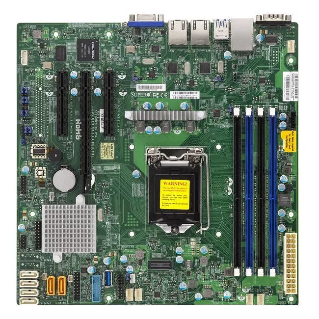 Supermicro MBD-X11SSL-F-O Server Motherboard - 1x Socket H4 LGA-1151 - Intel C236 - 4x DDR4 - RAID - 1x PCIe x16 - Micro ATX