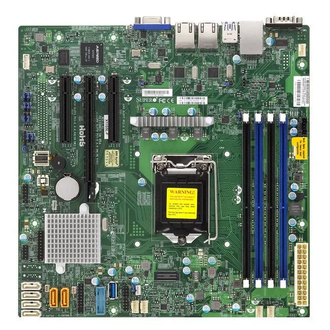 Supermicro MBD-X11SSL-O Server Motherboard - 1x Socket H4 LGA-1151 - Intel C236 - 4x DDR4 - RAID - 1x PCIe x16 - Micro ATX