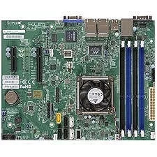 Supermicro MBD-A1SAM-2750F-O Desktop Motherboard - Socket BGA-1283 - Intel 4x DDR3 - 5x RJ-45 - Micro ATX
