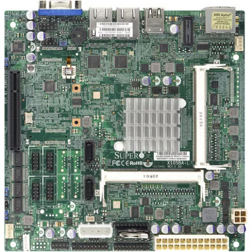 Supermicro MBD-X10SBA-L-O Server Motherboard - Socket BGA-1170 - 2x DDR3 - 2x RJ-45 - Mini ITX