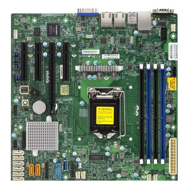 Supermicro MBD-X11SSM-O Server Motherboard - 1x Socket H4 LGA-1151 - Intel C236 - 4x DDR4 - RAID - 1x PCIe x16 - Micro ATX