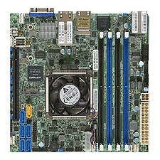 Supermicro MBD-X10SDV-TLN4F-O Server Motherboard - 1x Socket BGA-1667 - Intel 4x DDR4 - 1x PCIe x16 - Mini ITX