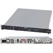 Supermicro SYS-1017C-TF 1U Rackmount Barebone - Intel C202 Chipset - Socket H2 LGA-1155 - 1 x CPU