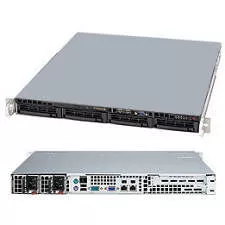 Supermicro SYS-5017C-MTRF SuperServer 1U Rack Barebone - Intel C202 Chipset - Socket H2 LGA-1155