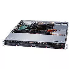 Supermicro SYS-5017R-MTRF 1U Rack-mount Barebone - Intel C602 Chipset - Socket R LGA-2011 - 1 x CPU