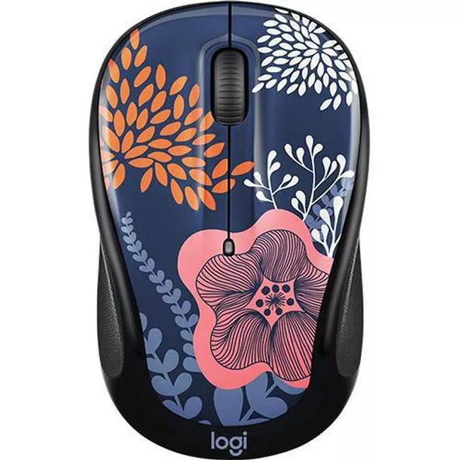 Logitech 910-005657 M325c Color Collection - Wireless Mouse - Optical - 5 Buttons - Forest Floral