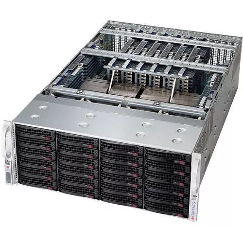 Supermicro SYS-8048B-TR4FT 4U Rack-mountable Barebone - Intel C602J Chipset - 4x Socket R1 LGA-2011