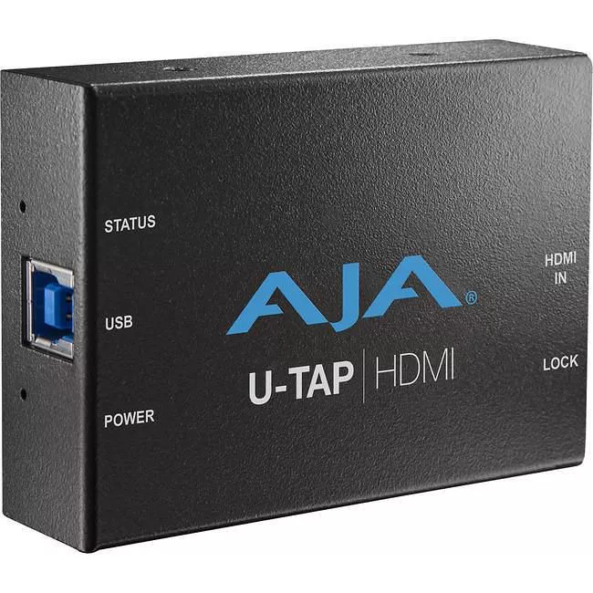 AJA U-TAP-HDMI-R0 HD/SD USB 3.0 Capture Device for Mac/Windows/Linux w/ HDMI
