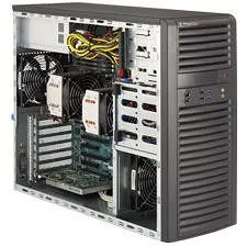 Supermicro SYS-7037A-I Barebone Mid-tower - Intel C602 Chipset - Socket R LGA-2011 - 2x CPU Support
