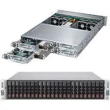 Supermicro SYS-2028TP-HC1TR SuperServer 2U Rackmount Barebone - C612 Chipset - Socket LGA 2011-v3