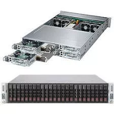 Supermicro SYS-2027PR-HC1FR 2U Rack Barebone - Intel C606 Chipset - 4 Nodes - 2X Socket R LGA-2011