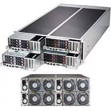 Supermicro SYS-F628G2-FC0+ 4U Rackmount Barebone - Intel C612 - 4X Nodes - 2X LGA 2011-v3 - 3X GPU