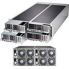 Supermicro SYS-F628G2-FC0PT+ 4U Rackmount Barebone - Intel C612 - 4 Nodes - 2X LGA 2011-v3 - 3x GPU