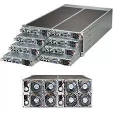 Supermicro SYS-F618R2-FC0 4U 8 Node RM Barebone - C612 Express Chipset - LGA 2011-v3 - 2x CPU