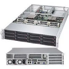 Supermicro SYS-6028U-TR4T+ SuperServer 2U Rackmount Barebone - C612 Chipset - Socket LGA 2011-v3
