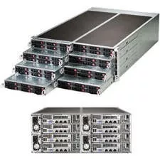 Supermicro SYS-F618R2-RT+ SYS-F618R2-RT+ - Barebone System - 4U - C612 Chipset - 8x Nodes - LGA 2011-v3 - 2x CPU