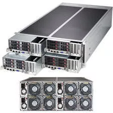 Supermicro SYS-F627R2-FTPT+ 4U 4 Node RM Barebone - Intel C602 Chipset - LGA-2011 - 2x CPU
