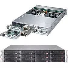 Supermicro SYS-6027PR-HC0TR 2U Rack Barebone - Intel C602 Chipset - 4 Nodes - 2X Socket R LGA-2011