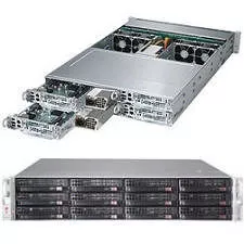Supermicro SYS-6027PR-HC1R 2U Rack Barebone - Intel C602 Chipset - 4 Nodes - 2X Socket R LGA-2011