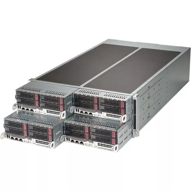 Supermicro SYS-F628R3-RC1B+ Barebone System - 4U Rackmount - C612 - 4x Nodes - LGA 2011-v3 - 2x CPU