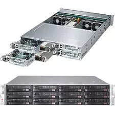 Supermicro SYS-6027PR-DC0FR 2U Rack Barebone - Intel C606 Chipset - 2 Nodes - 2X Socket R LGA-2011