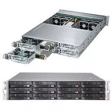 Supermicro SYS-6028TP-HTFR Barebone System - 2U Rackmount - Intel C612 Chipset - Socket LGA 2011-v3