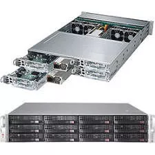 Supermicro SYS-6028TP-HC0R 2U Rack Barebone - C612 Chipset - 4x Node - Socket LGA 2011-v3 - 2x CPU