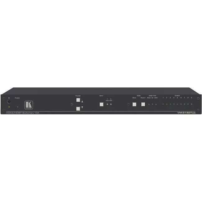 Kramer 10-80432030 VM-218DTXR 2x1:8 4K UHD HDMI and HDBaseT Distribution Amplifier